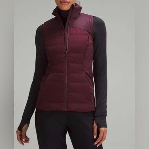 #552 Lululemon Down for It All Vest - 
Cassis - Sz 0